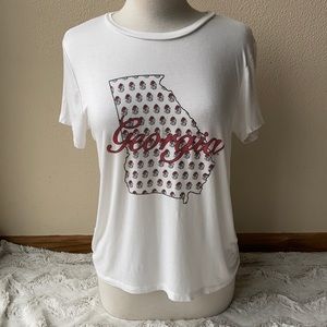 Tailgate Short Sleeve Georgia‎ Bulldogs Tee Shirt small